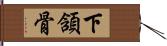 下頷骨 Hand Scroll