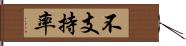 不支持率 Hand Scroll