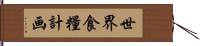 世界食糧計画 Hand Scroll