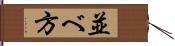 並べ方 Hand Scroll