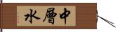 中層水 Hand Scroll