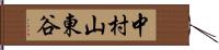 中村山東谷 Hand Scroll