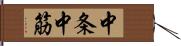 中条中筋 Hand Scroll