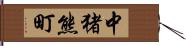 中猪熊町 Hand Scroll