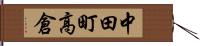 中田町高倉 Hand Scroll