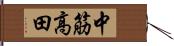 中筋高田 Hand Scroll
