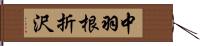 中羽根折沢 Hand Scroll