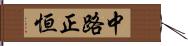 中路正恒 Hand Scroll