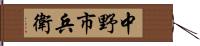 中野市兵衛 Hand Scroll