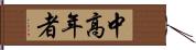 中高年者 Hand Scroll