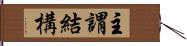 主謂結構 Hand Scroll