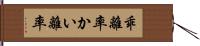 乖離率 Hand Scroll