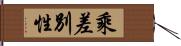 乘差別性 Hand Scroll