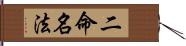 二命名法 Hand Scroll