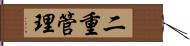 二重管理 Hand Scroll