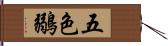 五色鶸 Hand Scroll