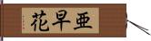 亜早花 Hand Scroll