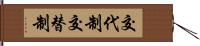交代制 Hand Scroll