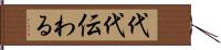 代代伝わる Hand Scroll