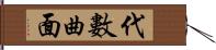 代數曲面 Hand Scroll