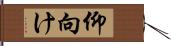 仰向け Hand Scroll