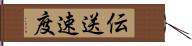 伝送速度 Hand Scroll