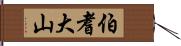 伯耆大山 Hand Scroll