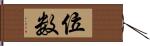 位数 Hand Scroll