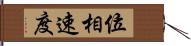 位相速度 Hand Scroll