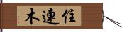 住連木 Hand Scroll