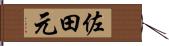 佐田元 Hand Scroll