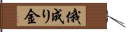 俄成り金 Hand Scroll