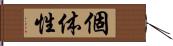 個体性 Hand Scroll