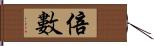 倍數 Hand Scroll