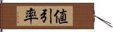 値引率 Hand Scroll