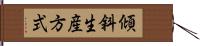 傾斜生産方式 Hand Scroll