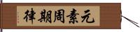 元素周期律 Hand Scroll