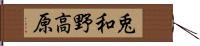 兎和野高原 Hand Scroll