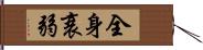 全身衰弱 Hand Scroll