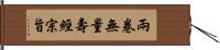 兩卷無量壽經宗旨 Hand Scroll