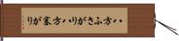 八方ふさがり Hand Scroll