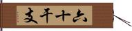 六十干支 Hand Scroll