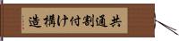 共通割付け構造 Hand Scroll