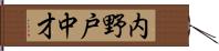 内野戸中才 Hand Scroll