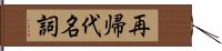 再帰代名詞 Hand Scroll