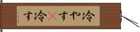 冷やす(P) Hand Scroll