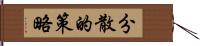 分散的策略 Hand Scroll