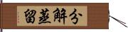 分解蒸留 Hand Scroll