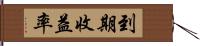 到期收益率 Hand Scroll