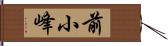 前小峰 Hand Scroll